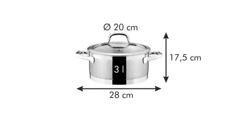 Tescoma kastról PRESIDENT s pokrievkou ø 20 cm, 3.0 l
