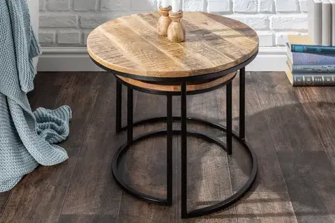Odkladací stolík 2 ks GAIA Dekorhome