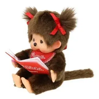Mončiči dievča s knihou 20cm - MONCHHICHI