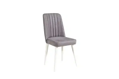 Jedálenský set s rozkladacím stolom a stoličkami (3 kusy) Vina 0701 - White, Grey