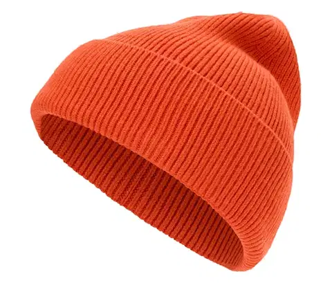Pletená čiapka, oranžová