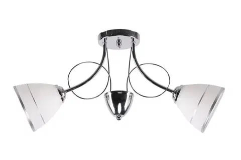 Stropná lampa Elotte 2X40W E27 Biela