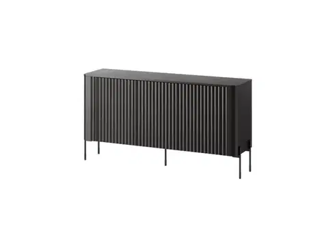Komoda Vera 150 cm čierna