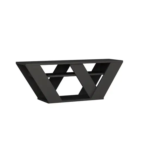 TV stolík PIPRALLA 110 cm antracitový