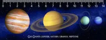 (B) 3D pravítko Gas Giants (Plynný obri) DEEP