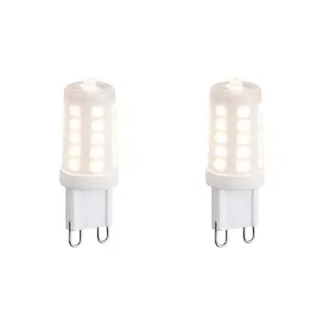 Sada 2 stmievateľných LED žiaroviek G9 opál 3W 250lm 2700K