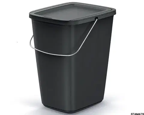 Odpadkový kôš COMPACTO FLAS 9 L čierny