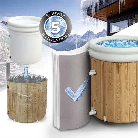 Prenosná otužovacia kaďa inSPORTline FrostZen Pro II WDL - 375 l