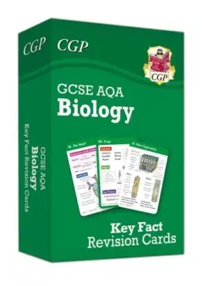 New GCSE Biology AQA Key Fact Revision Cards - Summary cards for quick revision - Books