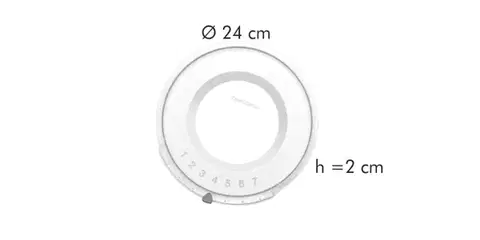 Tescoma plastová pokrievka UNICOVER ø 24 cm