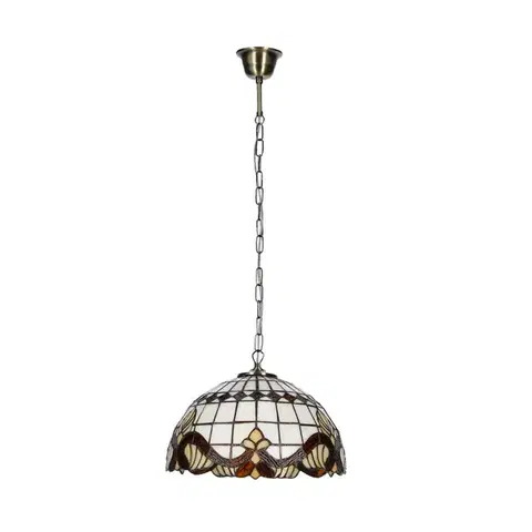 Závesná lampa Marsala 30 Patina 1X60 E27 Tienidlo z farebného skla