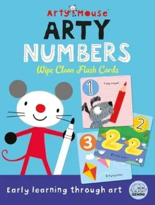 Arty Mouse Arty Words Wipe Clean Flash Cards - Robyn Gale