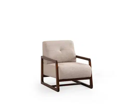 Kreslo ušiak Athena Bergere - Beige