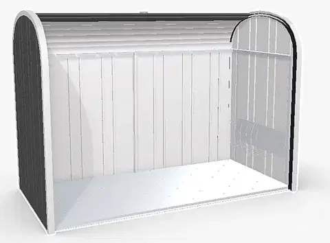 Biohort Roletový box BIOHORT Storemax 190 190 × 97 cm (strieborná metalíza)