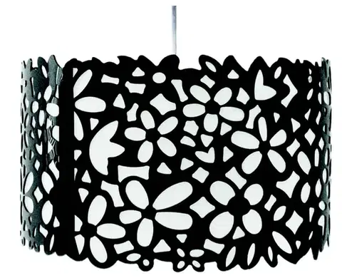 Stropná závesná lampa 3xE14 čierna SIMONA