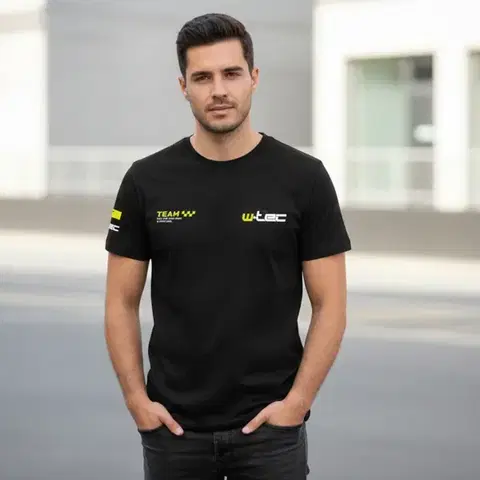 W-TEC Tričko Signature W-TEC čierna - XL