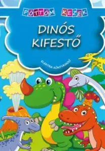 Dínós kifestő