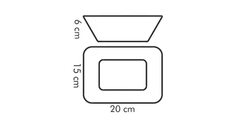Tescoma miska šalátová veľká GUSTITO 20 x 15 cm