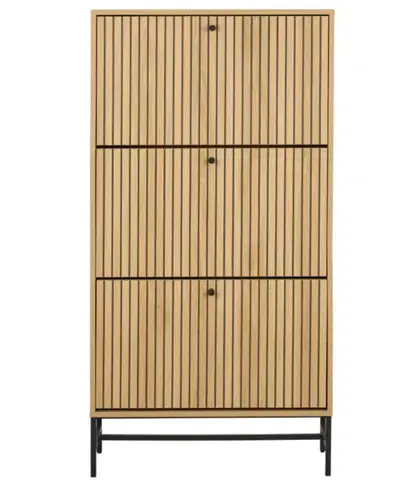 Výklopný botník ALBANY 71,6 cm dub prírodný