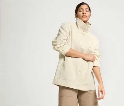 NAH/STUDIO parka | nefarbená bavlna