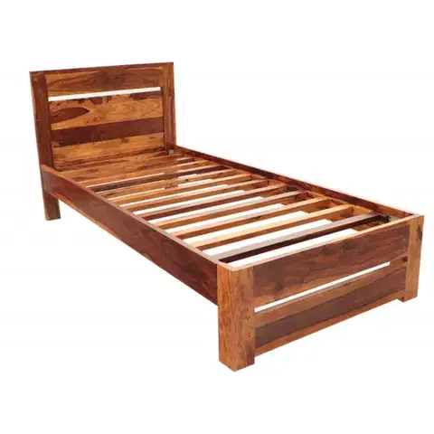 Posteľ Gani 90x200 z indického masívu palisander