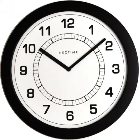 Hodiny na stenu 3045zw Nextime Super slim 28cm