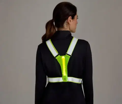 Reflexná bežecká LED vesta