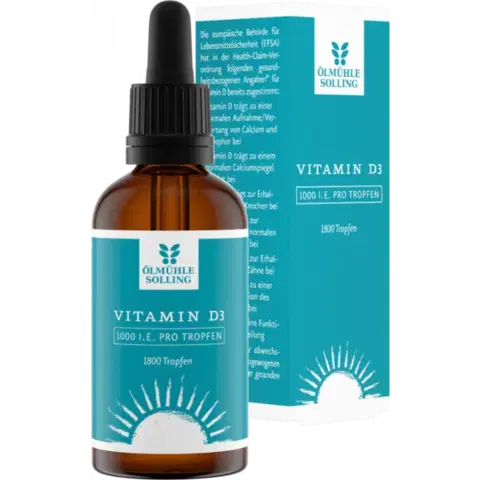 Ölmühle Solling Vitamín D3 kvapky 1000 IU