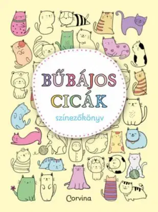 Bűbájos cicák - Színezőkönyv