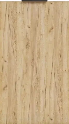 SILVER kuchynská linka 200, white craft oak / grey craft oak