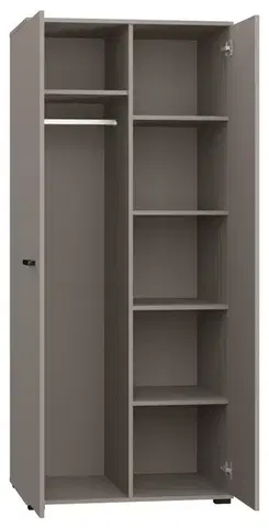 Šatníková skriňa Fraz 80 cm kašmír