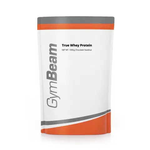 GymBeam True Whey čokoláda lieskový oriešok