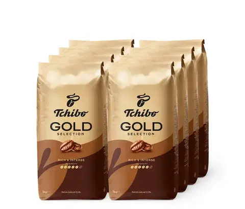 Tchibo Gold Selection - 8x1kg zrnková káva