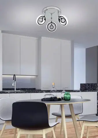 Stropné svietidlo plafond 3X6W LED chróm 3000K CELT