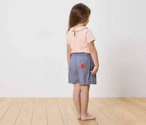 Detské šortky v štýle paper bag