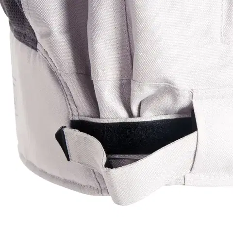 Dámska letná moto bunda W-TEC Lucina Farba šedá-krémovo biela, Veľkosť XS
