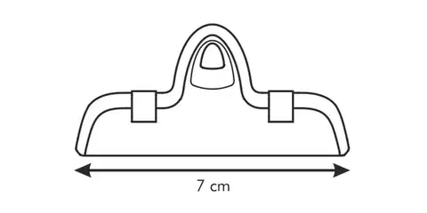 Tescoma klipsa na vrecká PRESTO 7 cm, 4 ks
