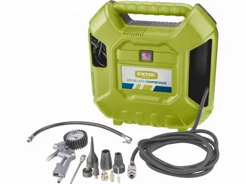 EXTOL CRAFT Kompresor bezolejový, príkon 1100W, 180L/min