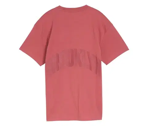 Detské oversize tričko s potlačou vzadu Tom Tailor, faded red