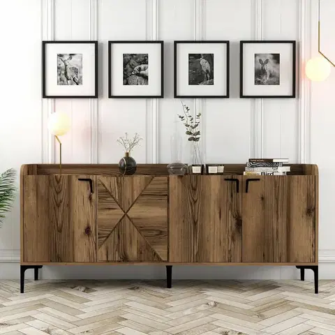 Skrinka Venedik Walnut