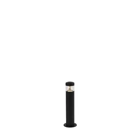 Moderná vonkajšia lampa čierna 40 cm IP44 vrátane LED - Roxy