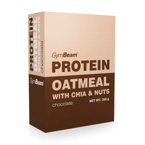 GymBeam Proteínová ovsená kaša s chia a orechmi čokoláda
