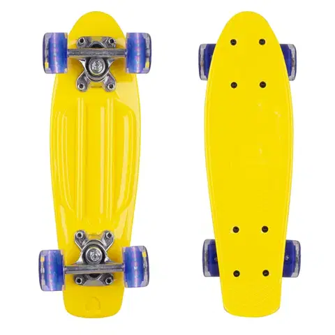 Mini pennyboard WORKER Pico 17" so svietiacimi kolieskami Farba zelená doska, zelené kolieska