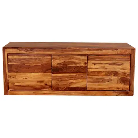 TV stolík Tina s úložným priestorom 140x60x45 indický masív palisander