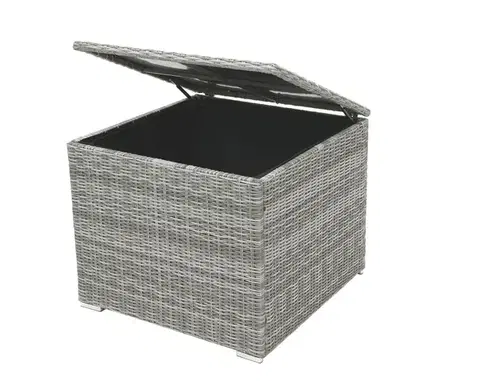 DEOKORK Box na podušky SEVILLA 82 x 82 cm (sivá)