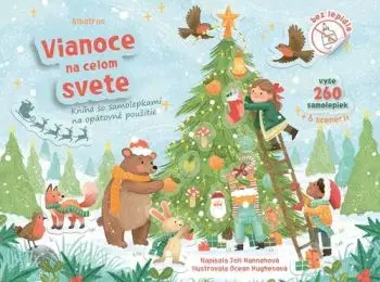Kniha so samolepkami - Vianoce na celom svete - Hannah Joli