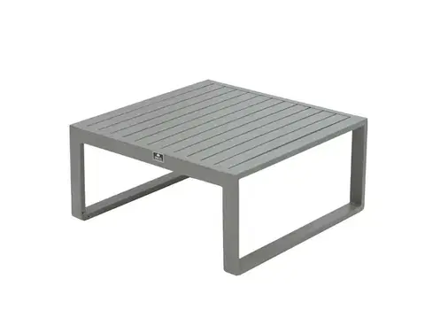 DEOKORK Hliníkový stolík / taburet TITANIUM