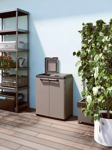 Záhradný recyklačný kôš SPLIT CABINET BASIC Keter