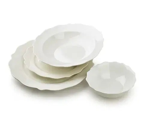 Porcelánový plytký tanier ISABELLE 27 cm biely