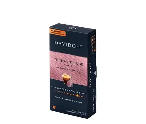 DAVIDOFF CAFÉ Crema Intense Lungo - 10 kapsúl